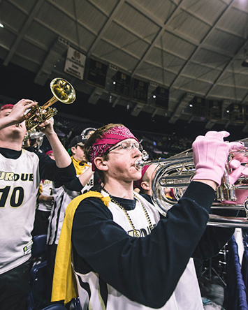 An original copy of ‘Hail Purdue’ donated to the University by the songwriters.¬¬