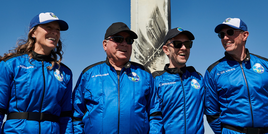 Blue Origin NS-18 crew members