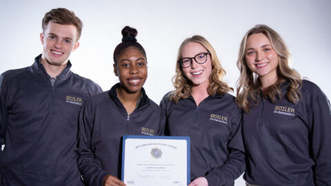 Members of the Boiler Ambassadors program.