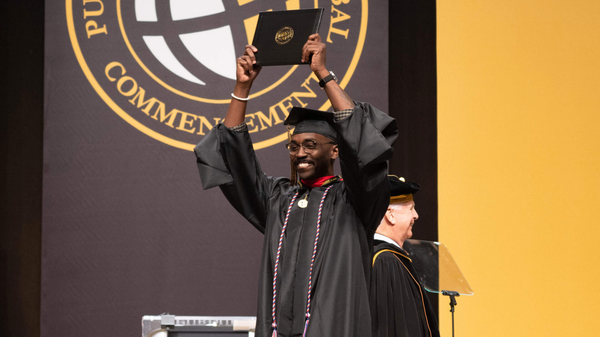 Persistence pays off, purdue global commencement