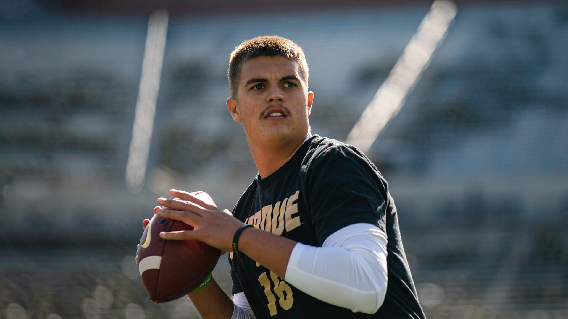 Aidan O’Connell is the Boilermakers’ starting quarterback.
