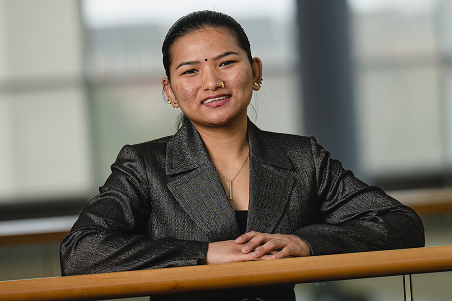 Soneya Tamang is pursuing a STEM-focused path.