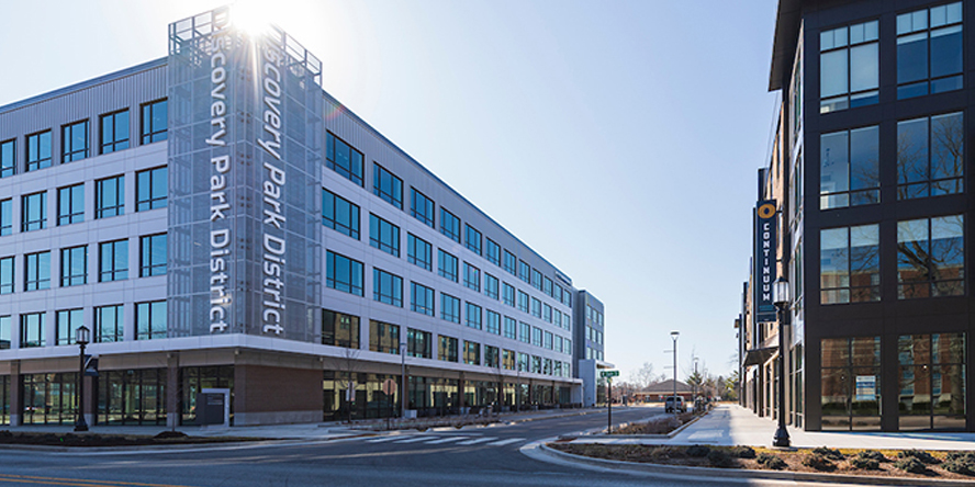 The Discovery Park District at Purdue attracts jobs and high-tech manufacturing facilities.