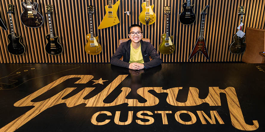 Lyndsay Moye at Gibson Brands Inc. in Nashville, Tennessee.