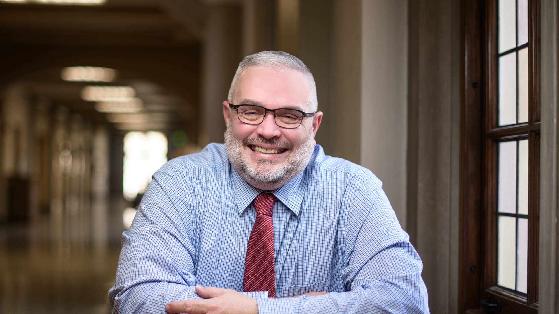 Purdue University employee and Purdue Global graduate Sean Brant