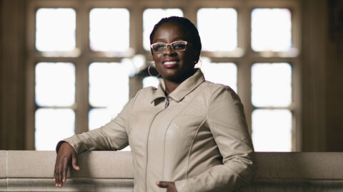 Bukola Usidame, assistant professor in the Department of Public Health at Purdue University.