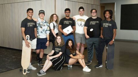 A group of participants in the Purdue STARS program