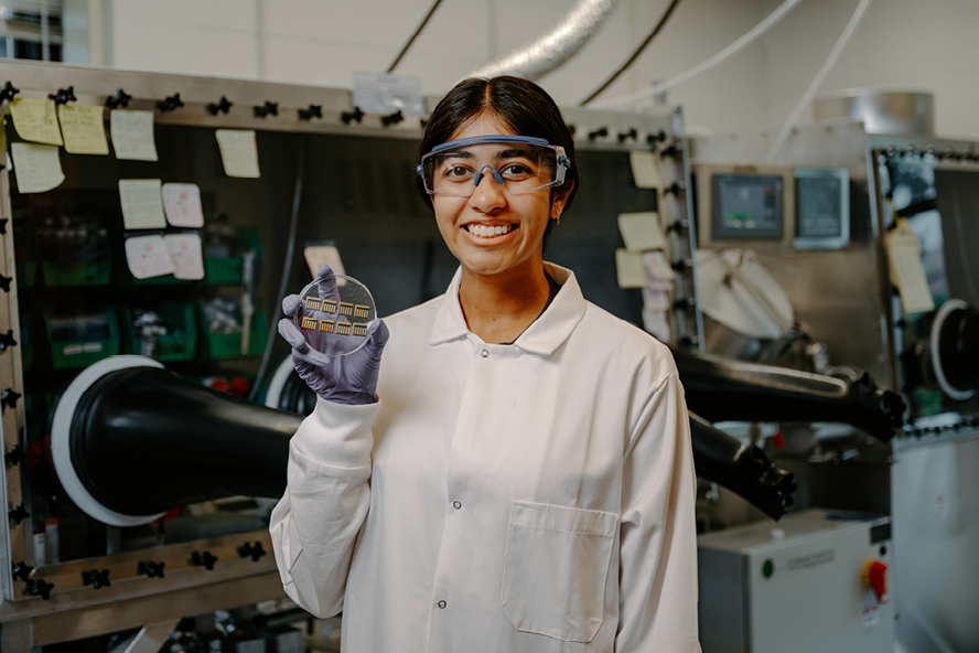 Purdue chemical engineering student Anika Bhoopalam