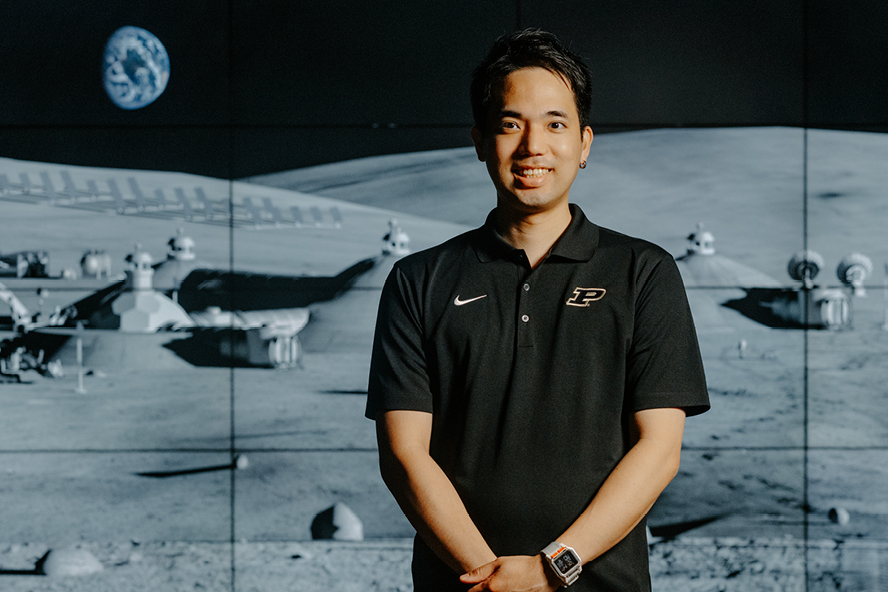 Purdue engineering student Takaharu Igarashi