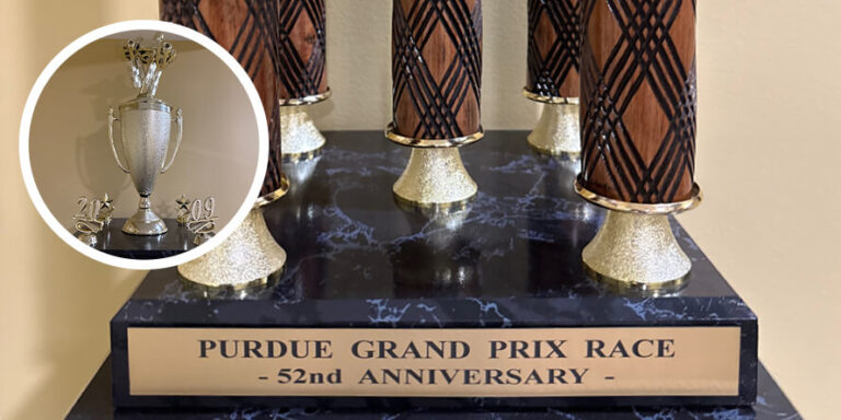 A Boilermaker fan cave dedicated to the Purdue Grand Prix - Purdue Stories