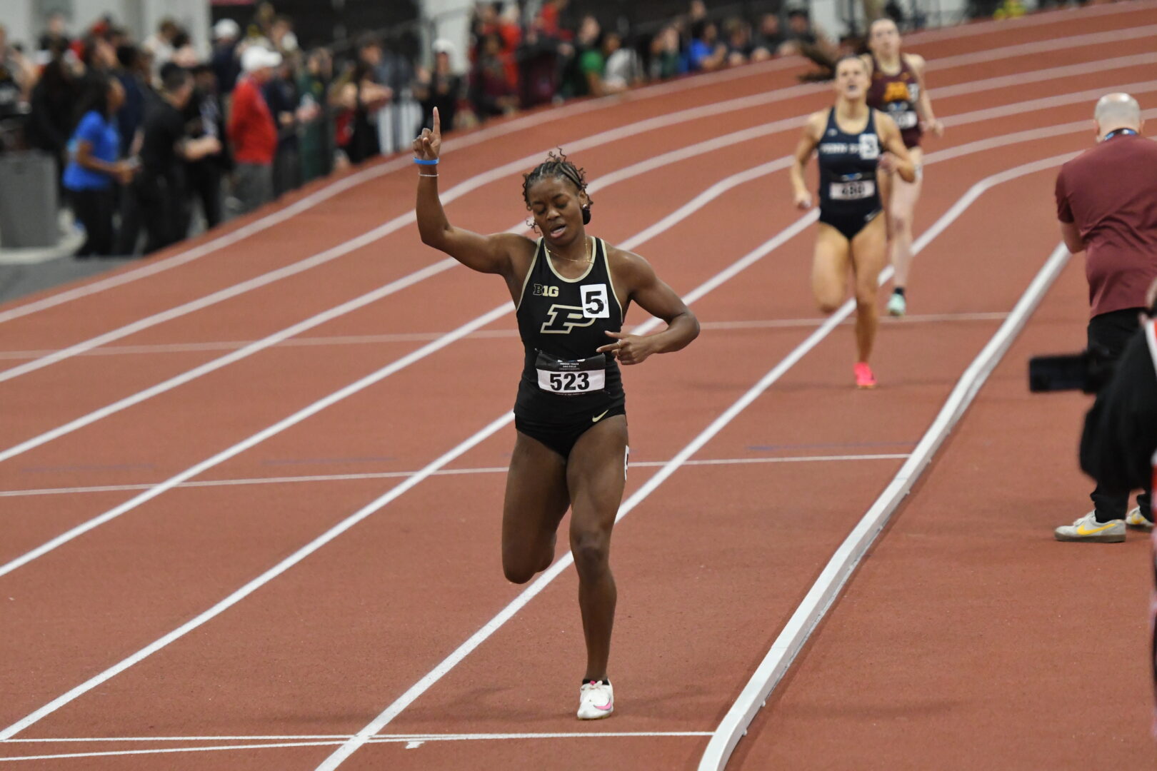 Jalen Elrod competes in the pentathlon at the 2025 Big Ten Championships.