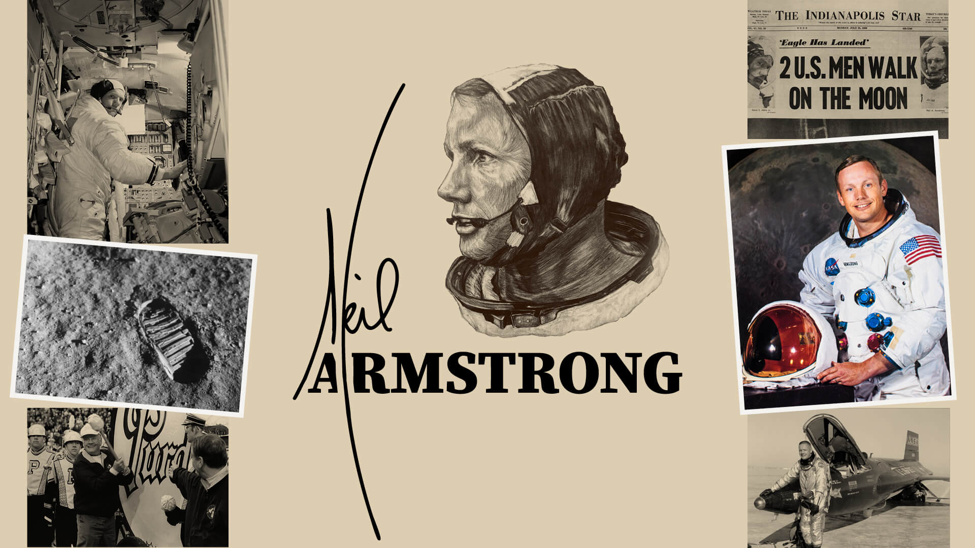 Images from the life of Purdue astronaut Neil Armstrong