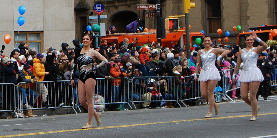 The “All-American” Marching Band in the 2010 Macy’s Thanksgiving Day Parade.