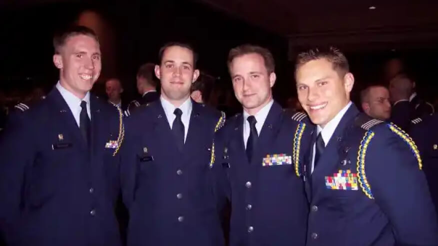 Nathan Malafa during his time as an Air Force ROTC cadet at Purdue.