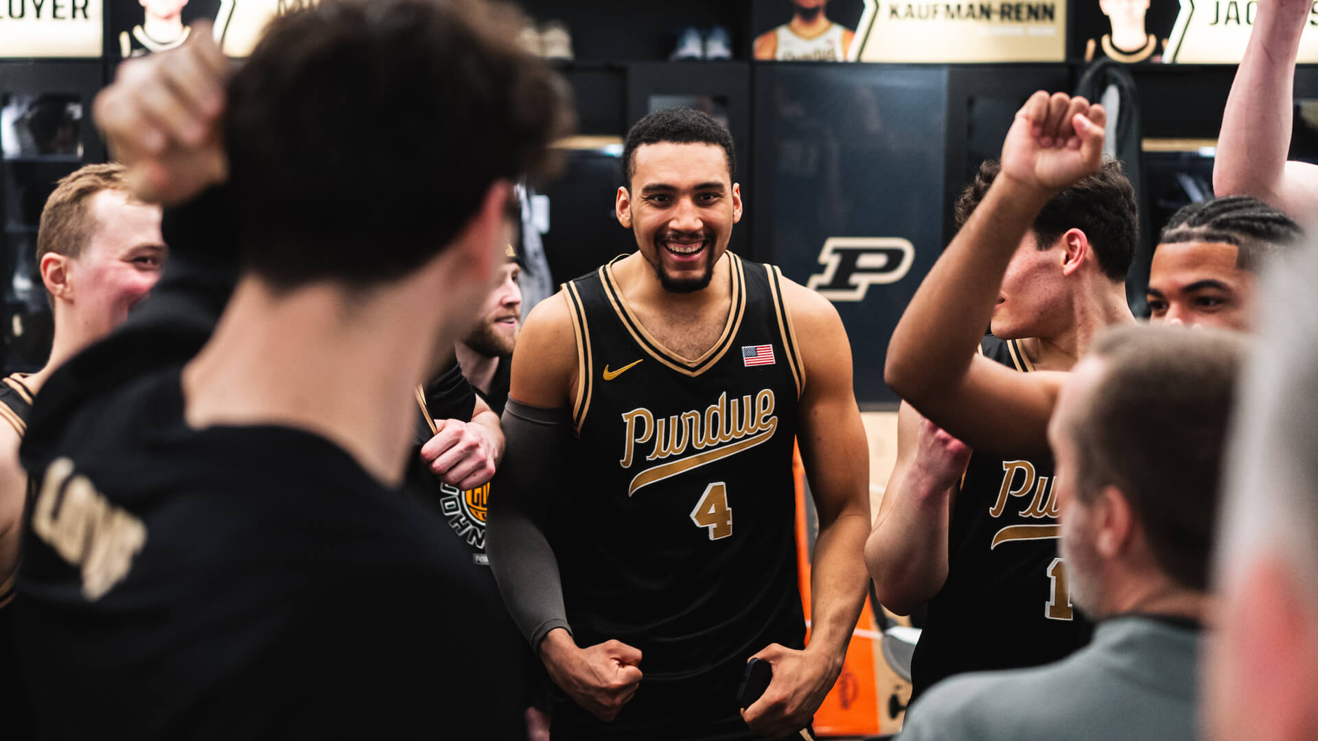 Boilermaker basketball forward Trey Kaufman-Renn and his Purdue teammates