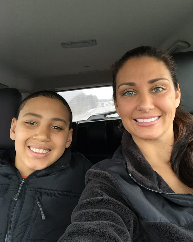 Boilermaker basketball forward Trey Kaufman-Renn and his mom