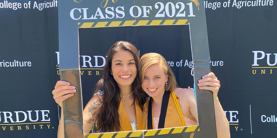 Megan Casey at graduation.