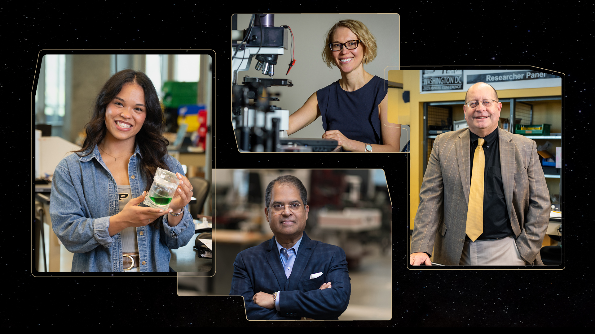 Purdue researchers prepare experiments for the 2027 Purdue 1 mission into space.