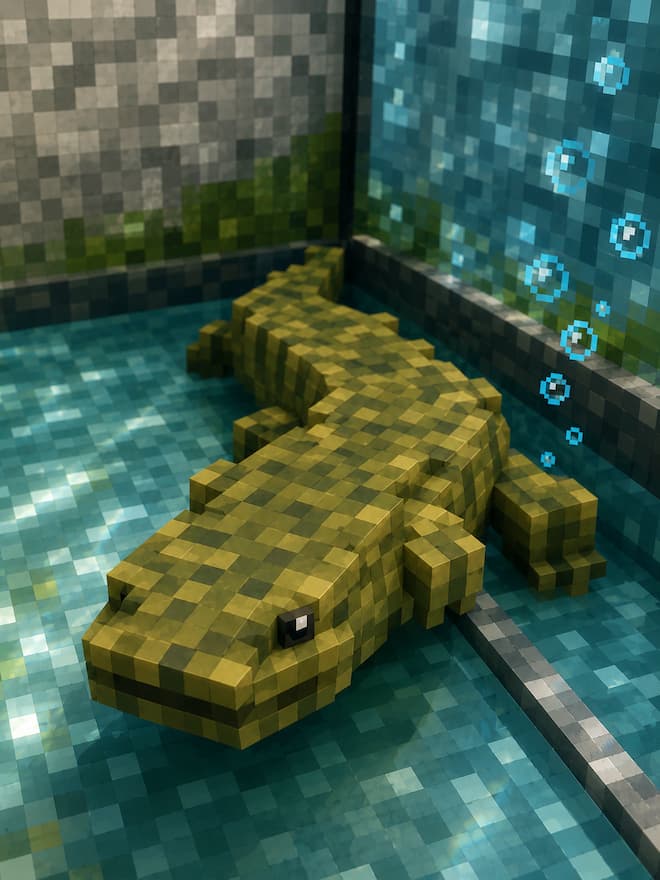 Purdue studies the hellbender salamander for which Minecraft has created a game.