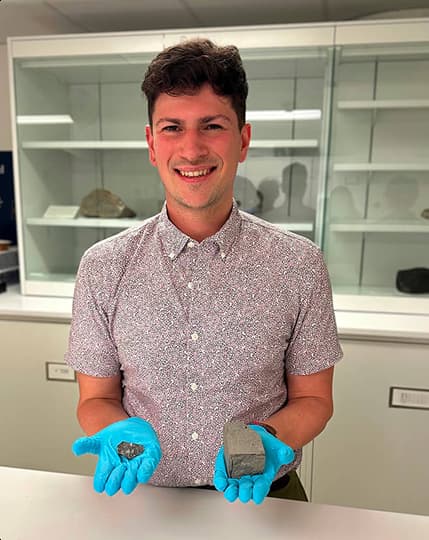 James Haber and meteorites.  